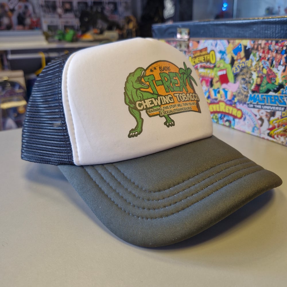 Image of Predator T-Rex Chewing Tobacco Retro Trucker Cap