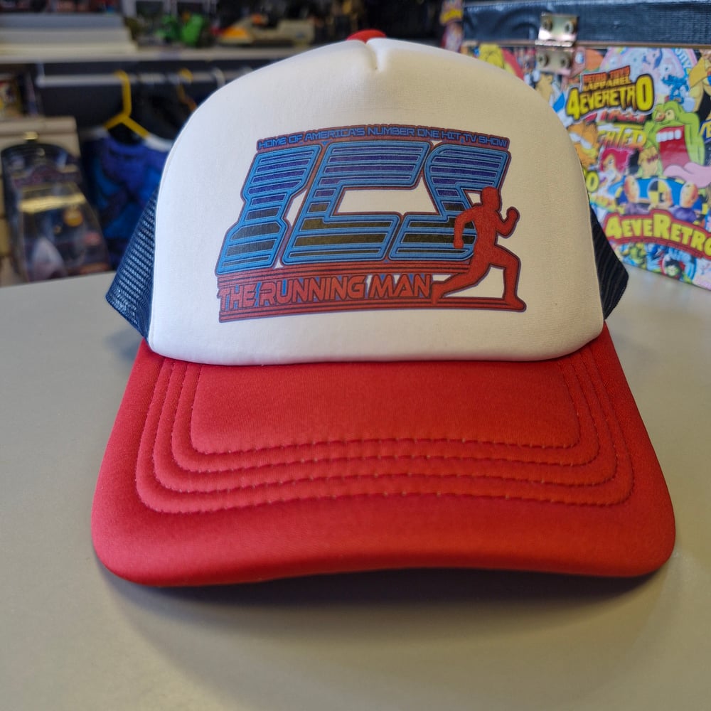Image of ICS Running Man Retro Trucker Cap