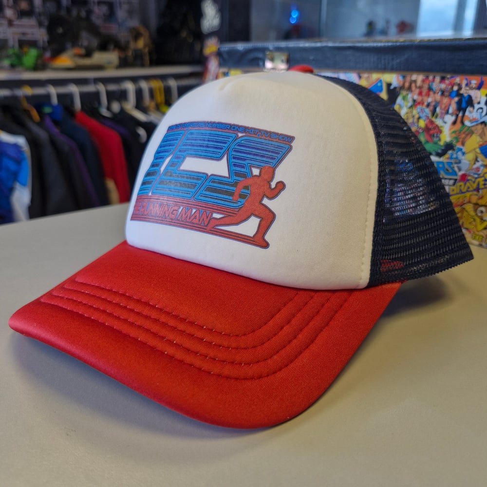 Image of ICS Running Man Retro Trucker Cap