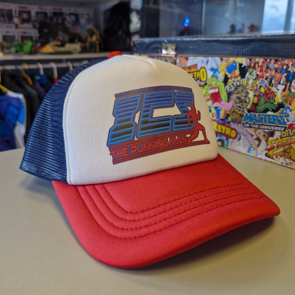 Image of ICS Running Man Retro Trucker Cap