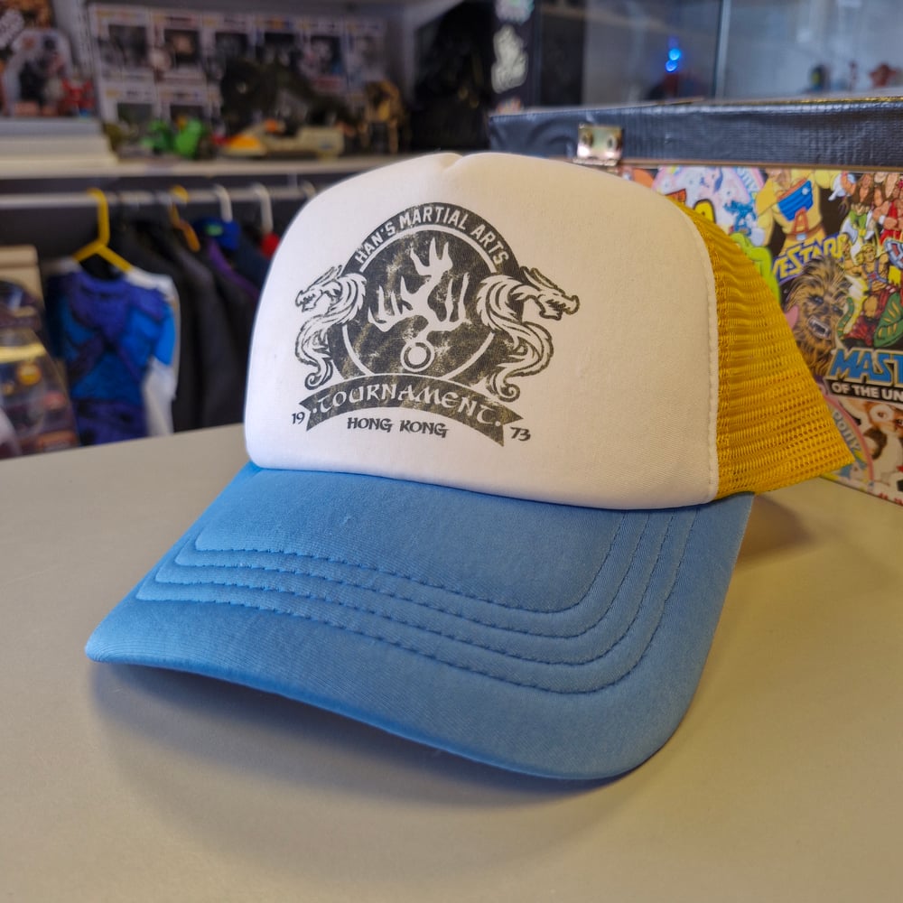 Image of Enter the Dragon Hans Martial Arts Retro Trucker Cap