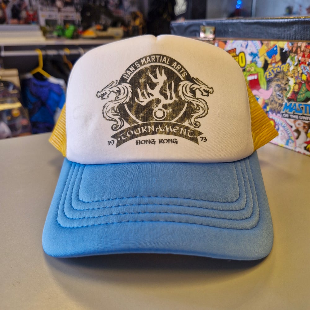 Image of Enter the Dragon Hans Martial Arts Retro Trucker Cap