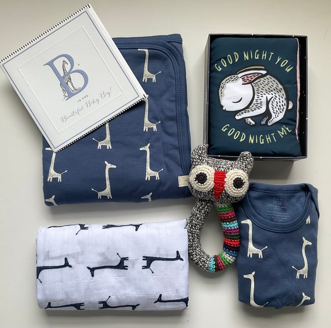 Giraffe Baby Gift Box