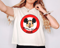 Image 2 of mouse clubhouse boxy tee
