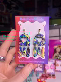 Image 2 of Retro funk statement earrings 