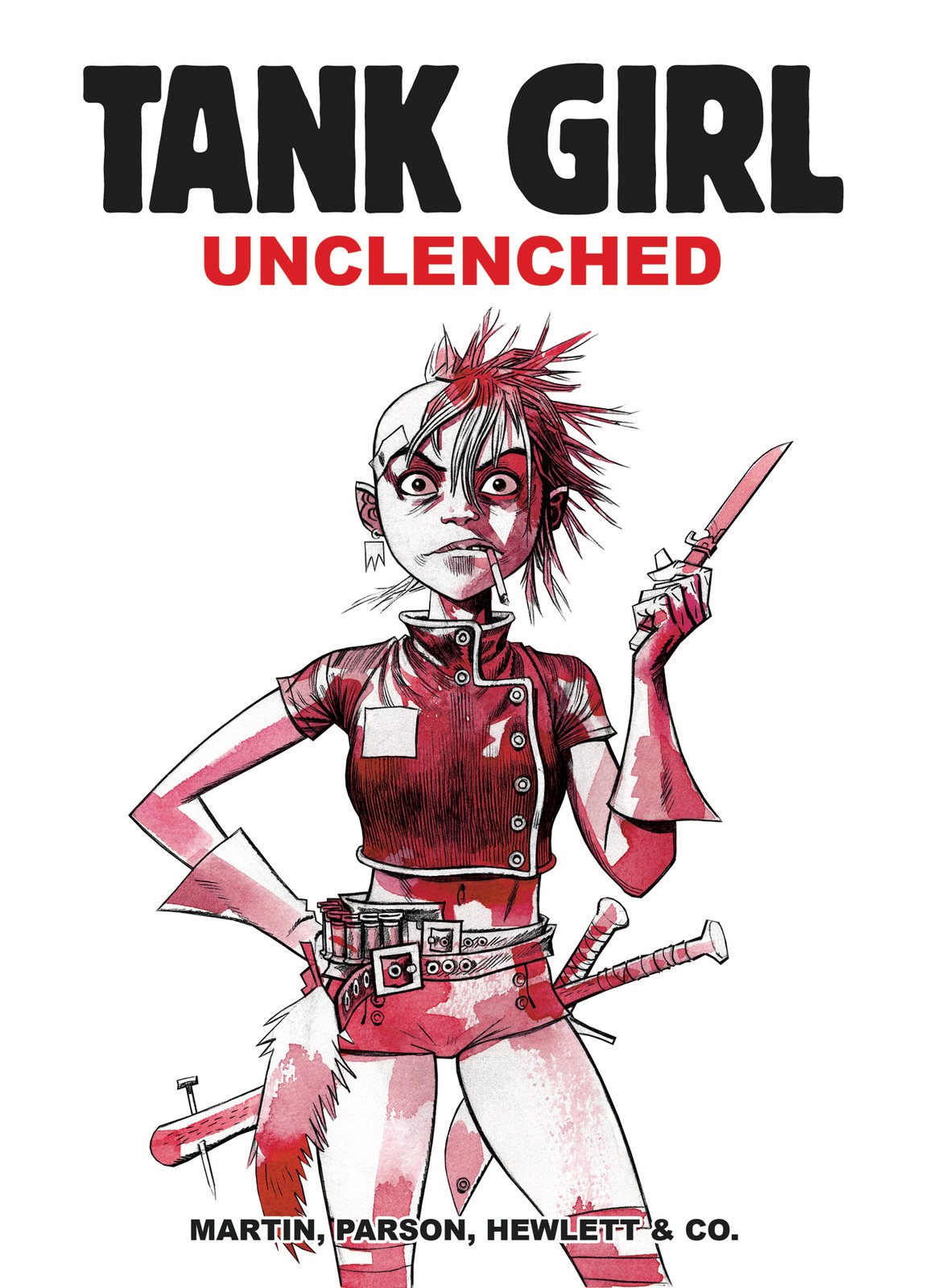 TANK GIRL POSTER MAGAZINE #20 - with LIME GREEN TEA MAKING PATCH
