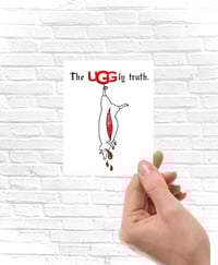 STICKER - The UGGly truth.