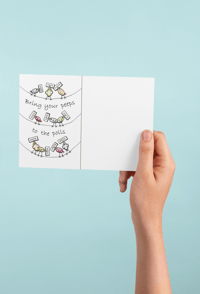 Image 1 of Postcard for Voters 1/2 "Bring Your Peeps"