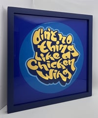 Image 5 of Ain't No Thing Like a Chicken Wing  - 23 Carat Gold Gilded Glass Wall Art