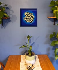 Image 3 of Ain't No Thing Like a Chicken Wing  - 23 Carat Gold Gilded Glass Wall Art