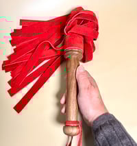 Image 1 of Red suede Flogger