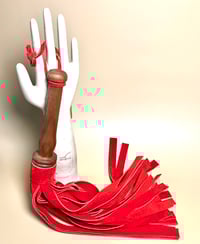 Image 3 of Red suede Flogger