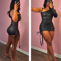 LEATHER FREAKEM DRESS