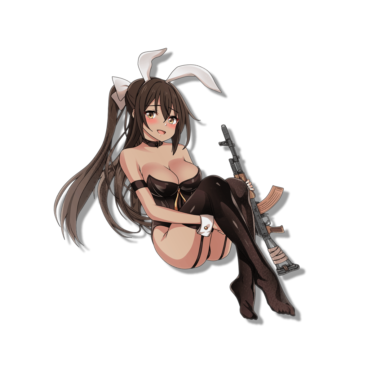 Image of Gun Bunny Sticker