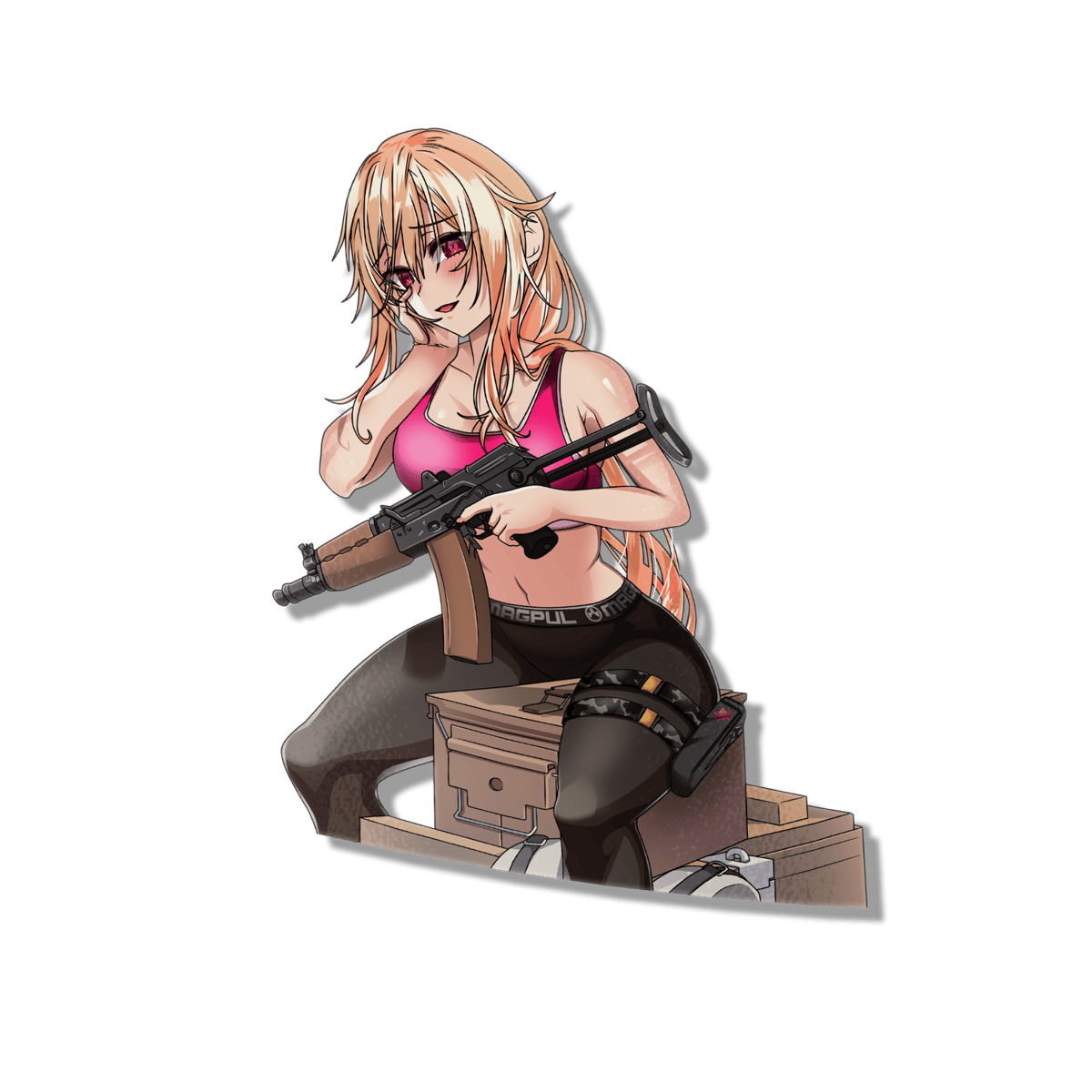 Image of Yandere Gun Club Sticker