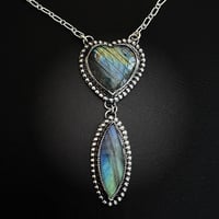 Image 1 of Heart & Marquise Necklace