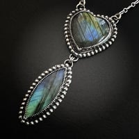 Image 2 of Heart & Marquise Necklace