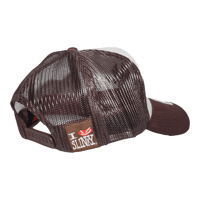 Image 2 of NY Trucker Hat brown/beige