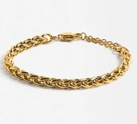 Image 1 of Twisted Rope Bracelet | Stainless Steel