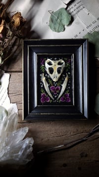 Image 5 of Dragon Skull and Floral Wall Frame