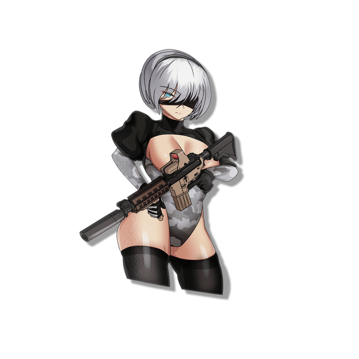 Image of Tactical 2B Sticker