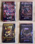 Image of Officially Licensed Maggut/Buttholectomy/FX-05 XIUHCOATL/Visceral Explosion Cover Art Flags!