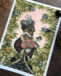 Limited-edition print "Fox in Apricots"