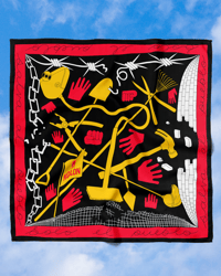 Image 1 of Michael DeForge "Solo el peublo salva al pueblo" Bandana