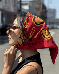 Image 2 of CHema Skandal! "Solo el pueblo salva al pueblo" Bandana