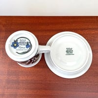 Image 4 of Arabia Finland Flora Coffee Cup Trio Set