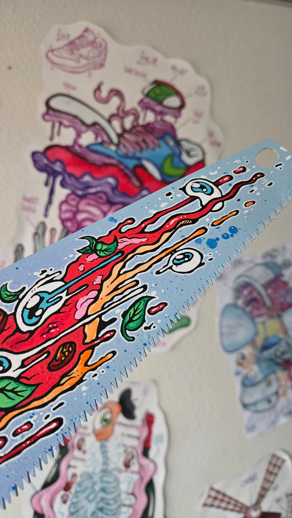 Scie custom : une belle tranche