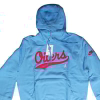 Image 1 of  Nike Houston Oilers Hoodie Mens Size XL Blue Pullover Stitched NFL