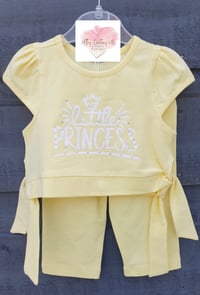 Image 1 of Girls little princess short sets 