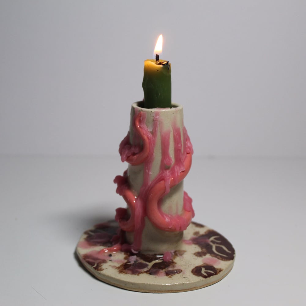 Image of Worm candle holder