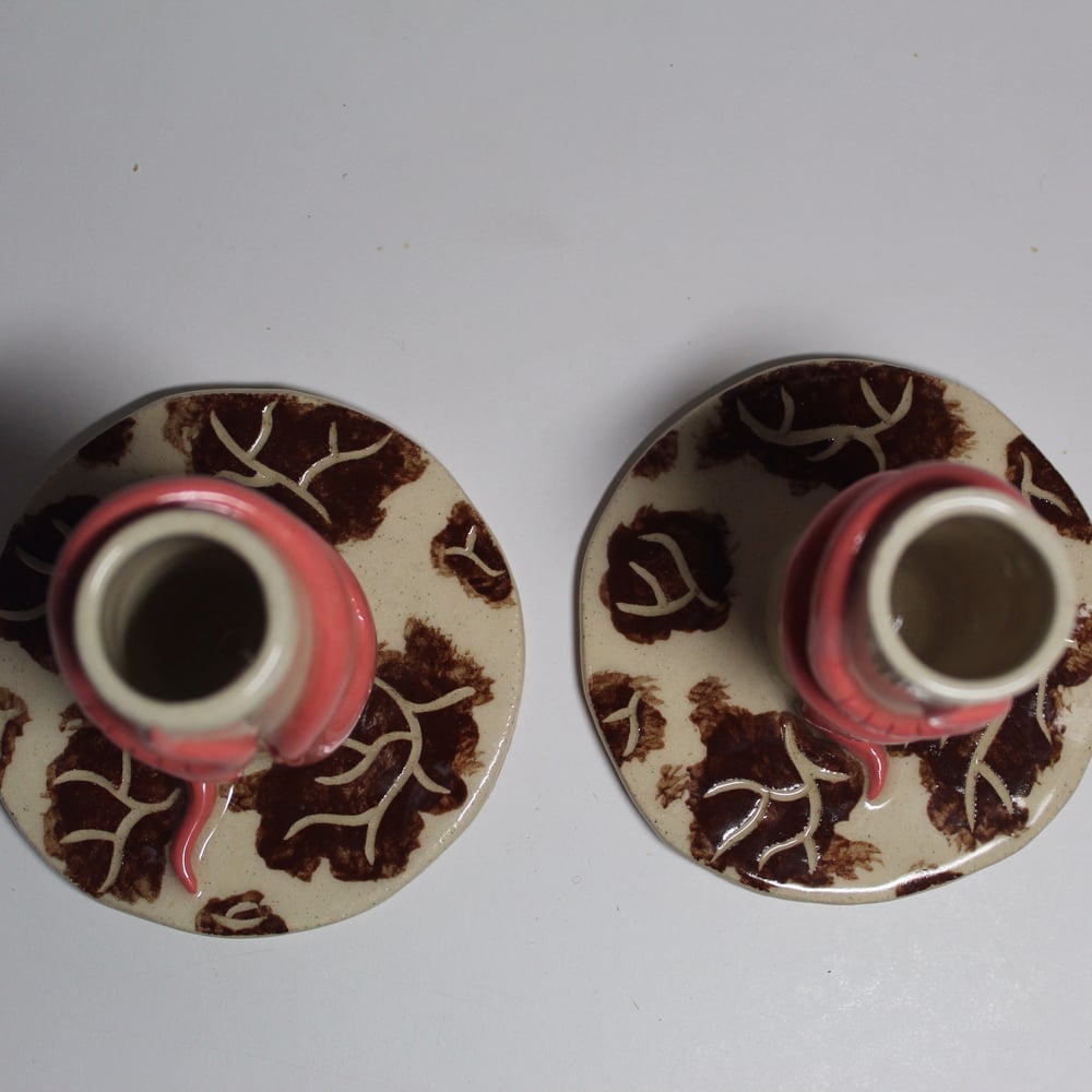 Image of Worm candle holder