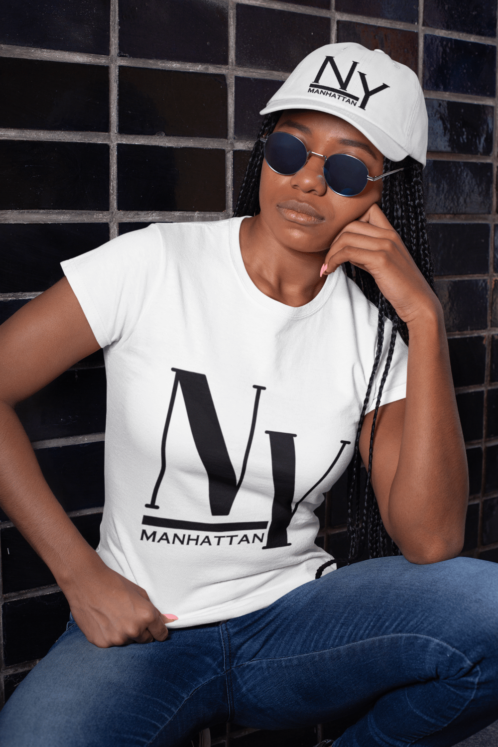 Image of Manhattan, Unisex Cotton Tee