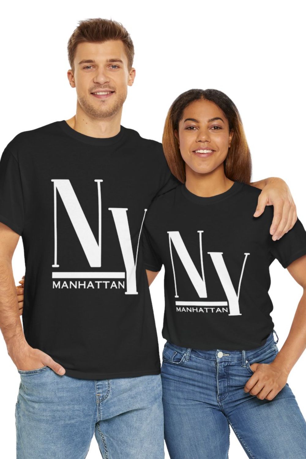 Image of Manhattan, Unisex Cotton Tee