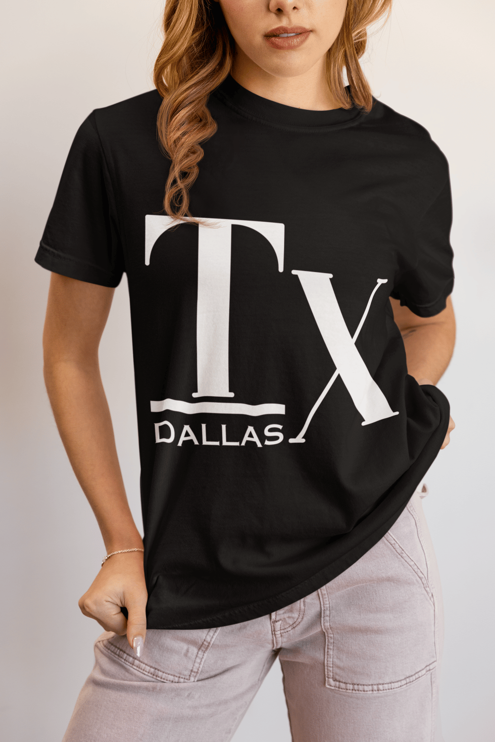 Image of Dallas, Unisex Cotton Tee