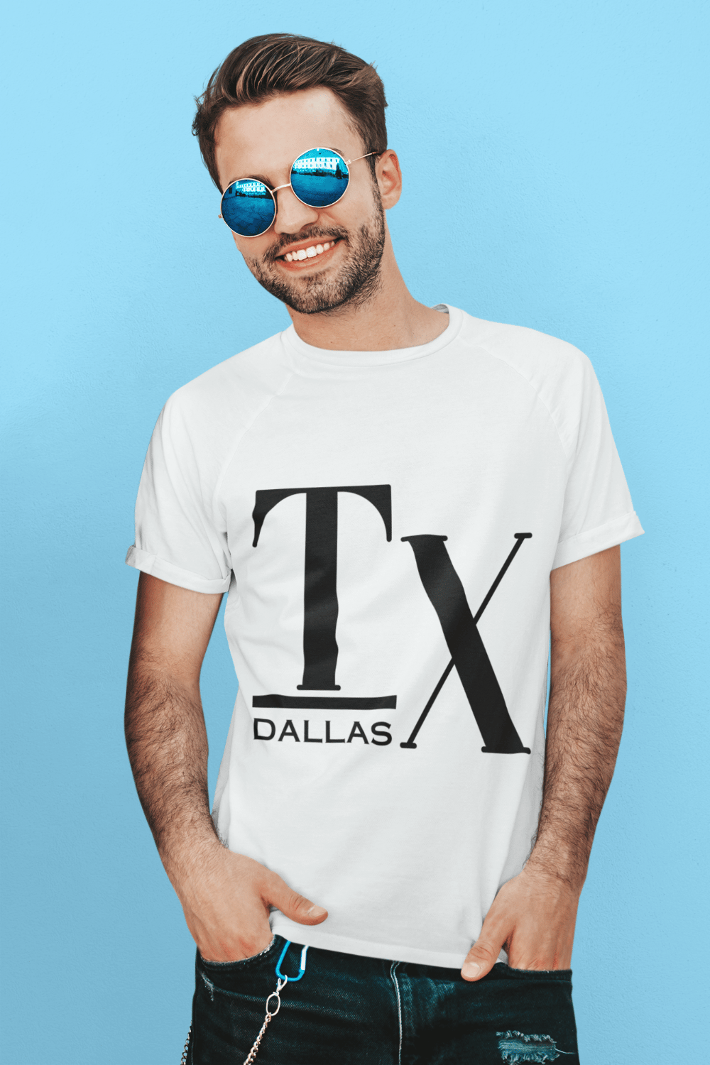 Image of Dallas, Unisex Cotton Tee
