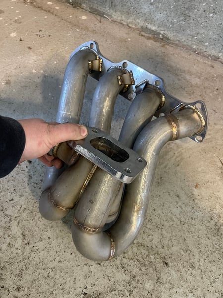 Image of B series top mount turbo manifold