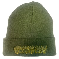 FLYING LOW ELI BEANIE GREEN GOLD