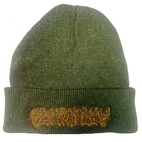 FLYING LOW ELI BEANIE GREEN ORANGE