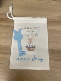 Image 1 of Easter Bunny Key and Bag 