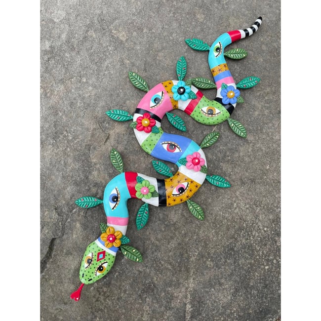 Year of the Spring Snake Clay Sculpture