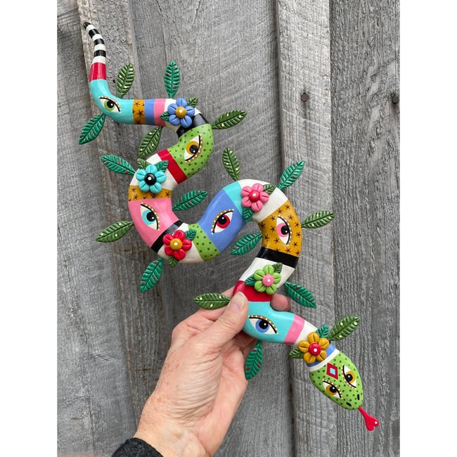 Year of the Spring Snake Clay Sculpture