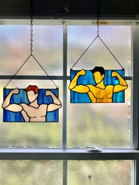 Image 3 of Flexing Dude - Cream