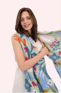 Image 2 of Wild Flowers Scarf