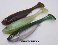 5" Swimbait Split Belly (3 Pack) Variety Pack 4