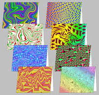 Image 1 of Contortions Note Cards - Set of 8