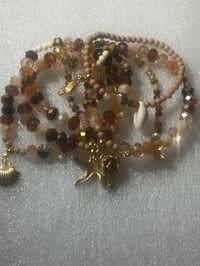 Image 2 of Brownie Cream Bracelet w/charms